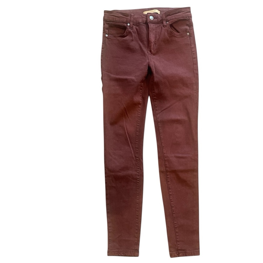 Joe’s Jeans Skinny Jeans Burgundy Wine Size 26